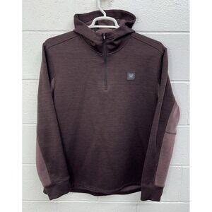 VORTEX Optics Frontier Mens Purple 1/4 Zip Hoodie Sweatshirt Jacket XL